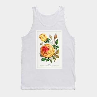 Sunset Rose Lithograph (1900) Tank Top